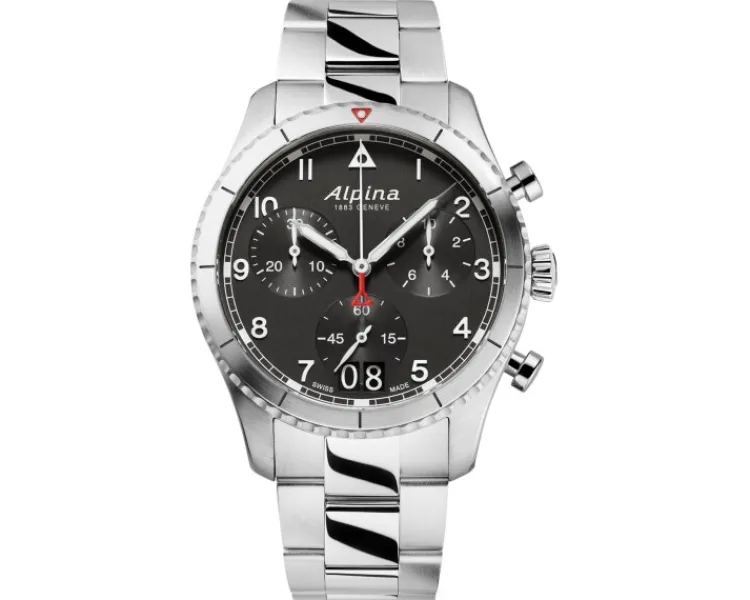 Best Alpina Startimer Pilot Quartz Chronograph Big Date