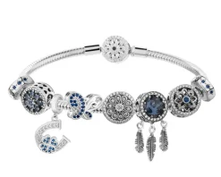 Apart Bransoletka beads - zestaw - motyl, koniczyna, podkowa, łapacz snów, kwiaty< Beads