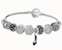 Apart Bransoletka beads zestaw - nieskończoność, szpilka, kwiaty