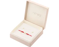 Clearance Apart Bransoletka i kolczyki z żółtego złota z diamentami - komplet - gwiazdy - 0,01 ct - próba 375