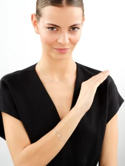 Apart Bransoletka srebrna - koniczyny, serce< Wszystkie