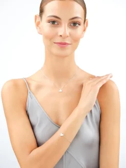 Apart Bransoletka srebrna - serce< Wszystkie