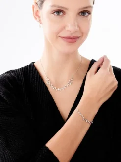Apart Bransoletka srebrna z cyrkoniami< Bransoletki Na Ślub