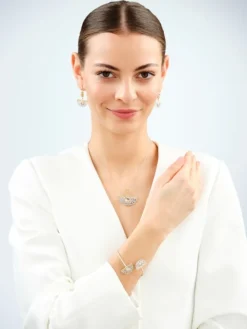 Apart Bransoletka srebrna z cyrkoniami< Wszystkie