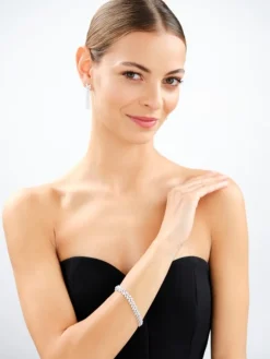 Sale Apart Bransoletka srebrna z cyrkoniami