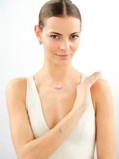 Hot Apart Bransoletka srebrna z cyrkoniami