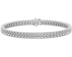 Apart Bransoletka z białego złota z brylantami - 18 cm - 5,00 ct - próba 750< Wszystkie