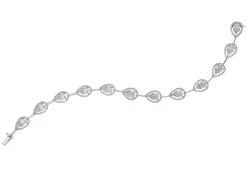 Apart Bransoletka z białego złota z diamentami - 18 cm - 3,09 ct - próba 585< Bransoletki Z Diamentami