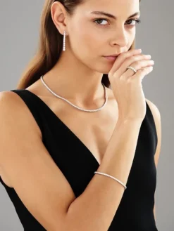 Sale Apart Bransoletka z białego złota z brylantami - 18 cm - 2,31 ct - próba 750