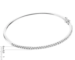 Apart Bransoletka z białego złota z brylantami - 1,00 ct - próba 585< Wszystkie