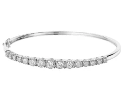 Apart Bransoletka z białego złota z brylantami - 1,35 ct - próba 585< Wszystkie