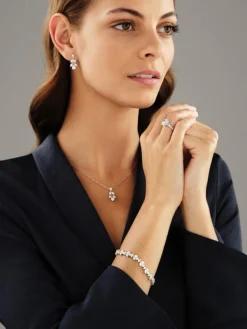 Sale Apart Bransoletka z białego złota z diamentami - 18 cm - 8,85 ct - próba 750