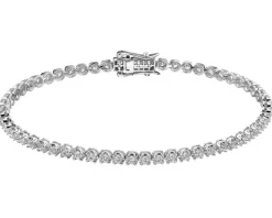 Online Apart Bransoletka z białego złota z brylantami - 19 cm - 2,07 ct - próba 750