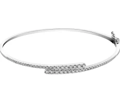 Hot Apart Bransoletka z białego złota z brylantami - 1,00 ct - próba 585