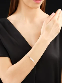 Hot Apart Bransoletka z białego złota z brylantami - 1,00 ct - próba 585