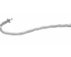 New Apart Bransoletka z białego złota z diamentami - 18 cm - 0,90 ct - próba 585