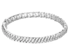 Online Apart Bransoletka z białego złota z diamentami - 18 cm - 0,50 ct - próba 585