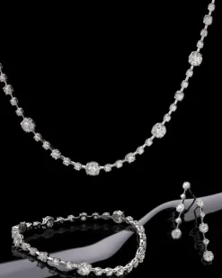 Apart Bransoletka z białego złota z brylantami - 18 cm - 2,56 ct - próba 750< Wszystkie