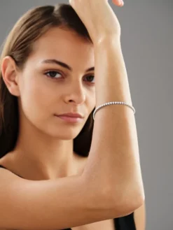 Apart Bransoletka z białego złota z brylantami - 19 cm - 3,70 ct - próba 750< Bransoletki Z Diamentami