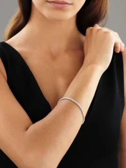 Apart Bransoletka z białego złota z brylantami - 18 cm - 2,00 ct - próba 750< Bransoletki Z Diamentami