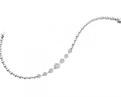 Apart Bransoletka z białego złota z brylantami - 18 cm - 0,97 ct - próba 585< Bransoletki Z Diamentami