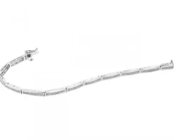 Apart Bransoletka z białego złota z diamentami - 18 cm - 0,30 ct - próba 585< Wszystkie