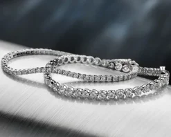 Hot Apart Bransoletka z białego złota z brylantami - 18 cm - 5,00 ct - próba 750