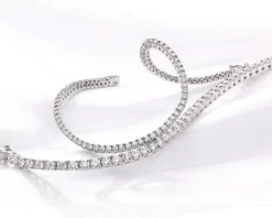 Apart Bransoletka z białego złota z brylantami - 18 cm - 2,10 ct - próba 585