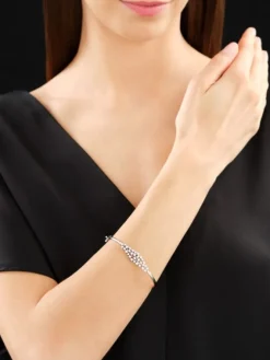 Apart Bransoletka z białego złota z brylantami - 1,15 ct - próba 585< Bransoletki Z Diamentami