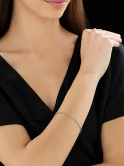 Apart Bransoletka z białego złota z brylantami - 18 cm - 1,00 ct - próba 585< Bransoletki Z Diamentami