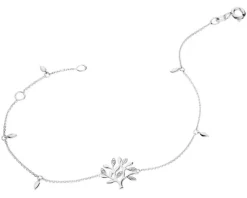 Apart Bransoletka z białego złota z diamentami - drzewko - 0,01 ct - próba 375< Wszystkie
