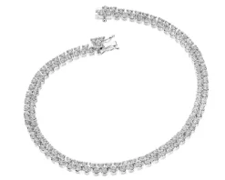 Apart Bransoletka z białego złota z brylantami - 18 cm - 2,00 ct - próba 585< Wszystkie