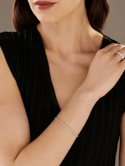 Apart Bransoletka z białego złota z brylantami - 18 cm - 2,00 ct - próba 750< Bransoletki Z Diamentami