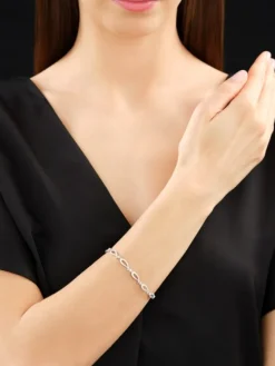Online Apart Bransoletka z białego złota z brylantami - 1,50 ct - próba 750
