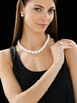 Apart Bransoletka z białego złota z brylantami - 18 cm - 2,92 ct - próba 750< Wszystkie