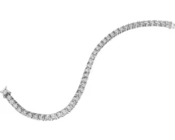 Online Apart Bransoletka z białego złota z brylantami - 18 cm - 2,52 ct - próba 585