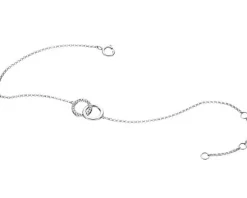 Apart Bransoletka z białego złota z diamentami - 0,05 ct - próba 375< Bransoletki Z Diamentami