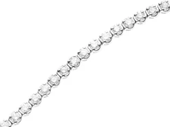 Apart Bransoletka z białego złota z brylantami -  18 cm - 3,00 ct - próba 585< Bransoletki Z Diamentami