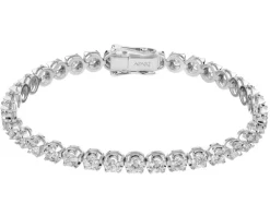 Hot Apart Bransoletka z białego złota z brylantami - 18 cm - 7,00 ct - próba 750
