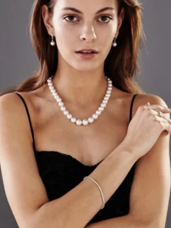 Apart Bransoletka z białego złota z brylantami - 19 cm - 2,24 ct - próba 585< Bransoletki Z Diamentami