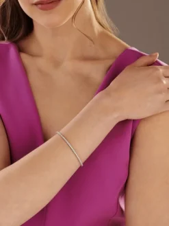 Apart Bransoletka z białego złota z brylantami - 19 cm - 2,24 ct - próba 585< Bransoletki Z Diamentami