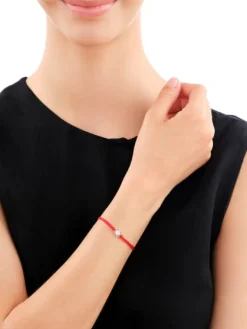Discount Apart Bransoletka z elementami srebra - koniczyna