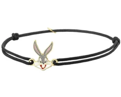 Apart Bransoletka z emalią i elementami z żółtego złota - Looney Tunes, Bugs Bunny, Warner Bros. Discovery< Wszystkie