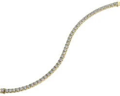 Hot Apart Bransoletka z żółtego i białego złota z brylantami - 18 cm - 2,52 ct - próba 585
