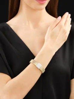 Apart Bransoletka z żółtego i białego złota z brylantami - 1,00 ct - próba 750< Wszystkie