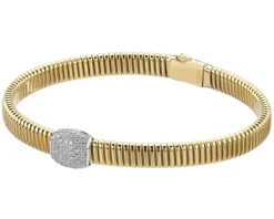 Apart Bransoletka z żółtego i białego złota z brylantami - 0,36 ct - próba 750< Wszystkie