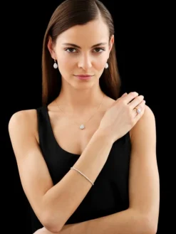 Apart Bransoletka z żółtego i białego złota z brylantami - 18 cm - 1,10 ct - próba 585< Bransoletki Z Diamentami