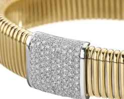 Apart Bransoletka z żółtego i białego złota z brylantami - 0,68 ct - próba 750< Wszystkie