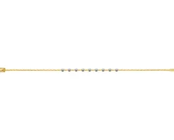 Apart Bransoletka z żółtego złota z brylantami - 19 cm - 0,20 ct - próba 585< Bransoletki Z Diamentami
