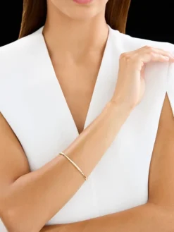 Apart Bransoletka z żółtego złota z brylantami - 0,25 ct - próba 585< Wszystkie